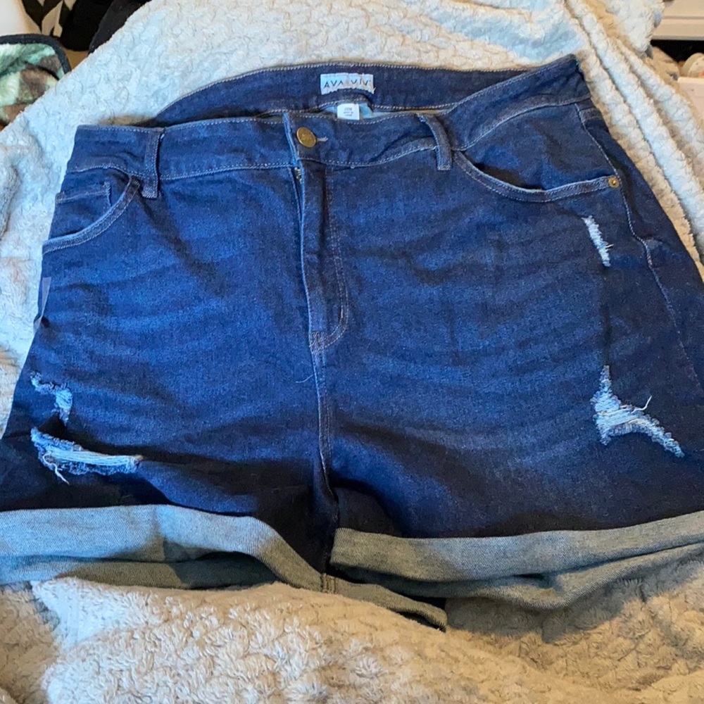 high rise shorts